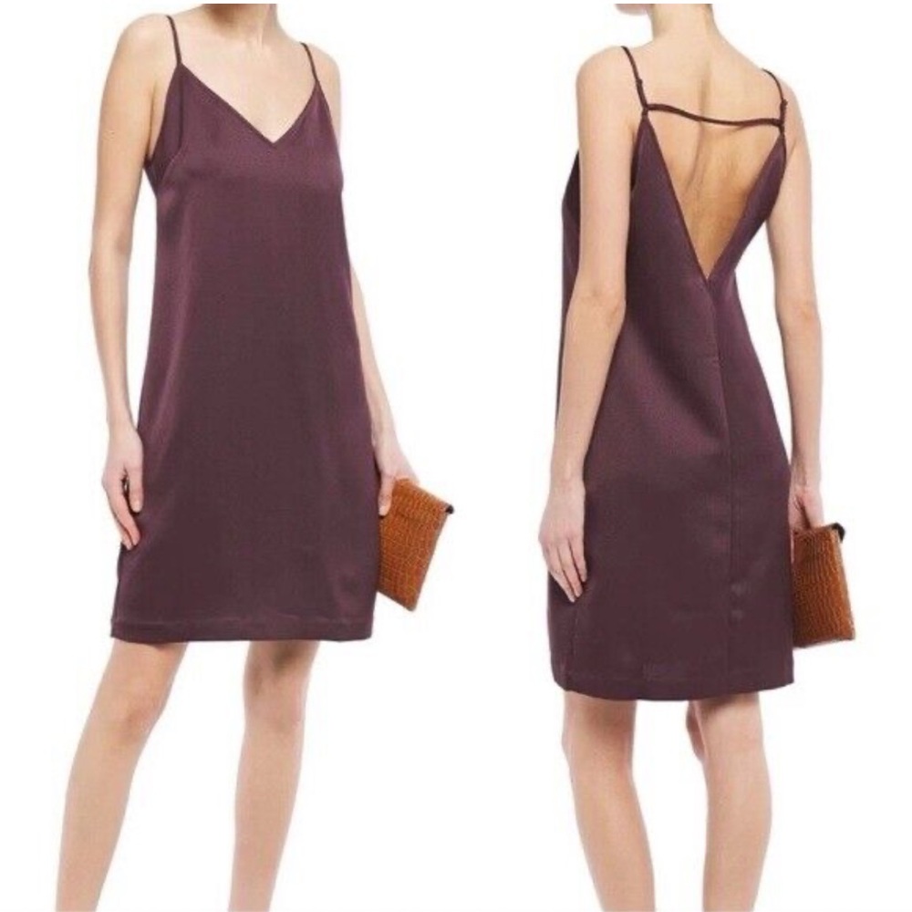 EQUIPMENT Tansie Slip Dress in Aubergine